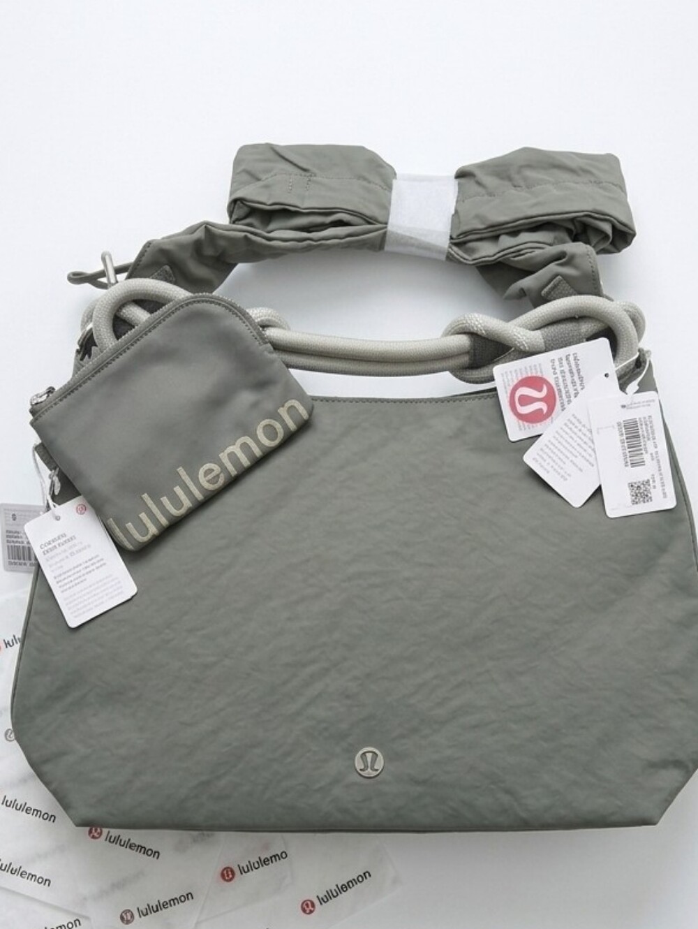 Lululemon SET Convertable Ruche Strap Crossbody & Wallet Willow Leaf Meadow Haze - Picture 1 of 9